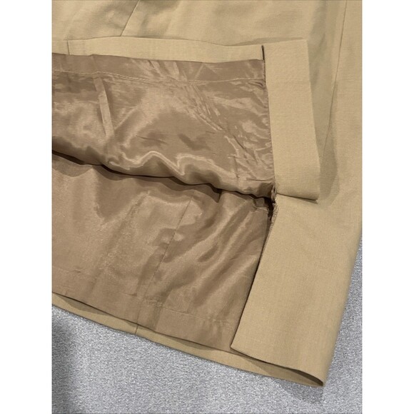 Ralph Lauren Skirt Wool Blend Midi Women’s 8 Petite Straight Classic Slits - Picture 8 of 12